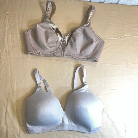 2 Tan Women’s Bras 38C - Picture 1 of 7
